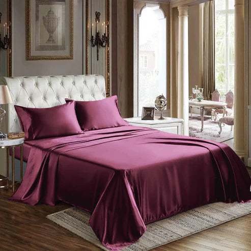 Dreamlooms "Serenity Sleep" Pure Bamboo Bedsheet (Purple)