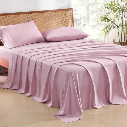 Dreamlooms Pure Bamboo Bedsheet (Lavender)
