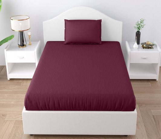 Dreamlooms  100% Pure Cotton Solid Rose Gold Bedsheet